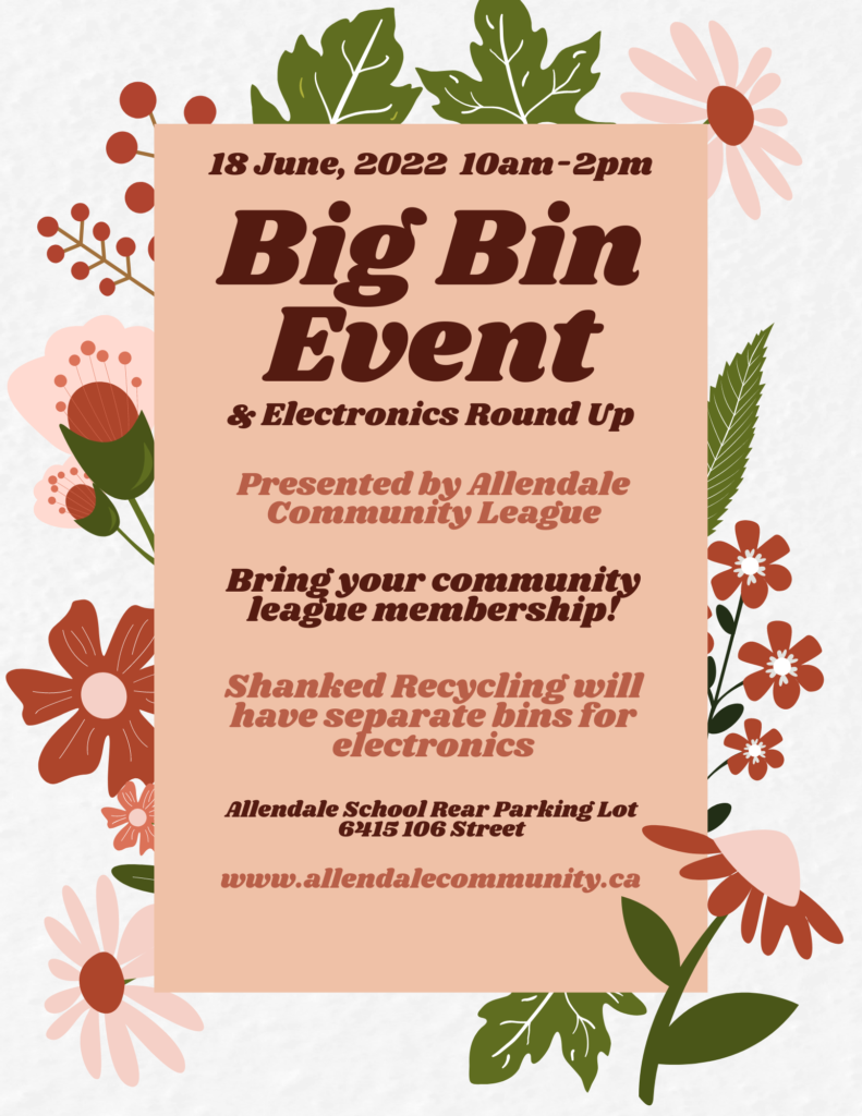 Big Bin Event Is Back! Saturday June 18