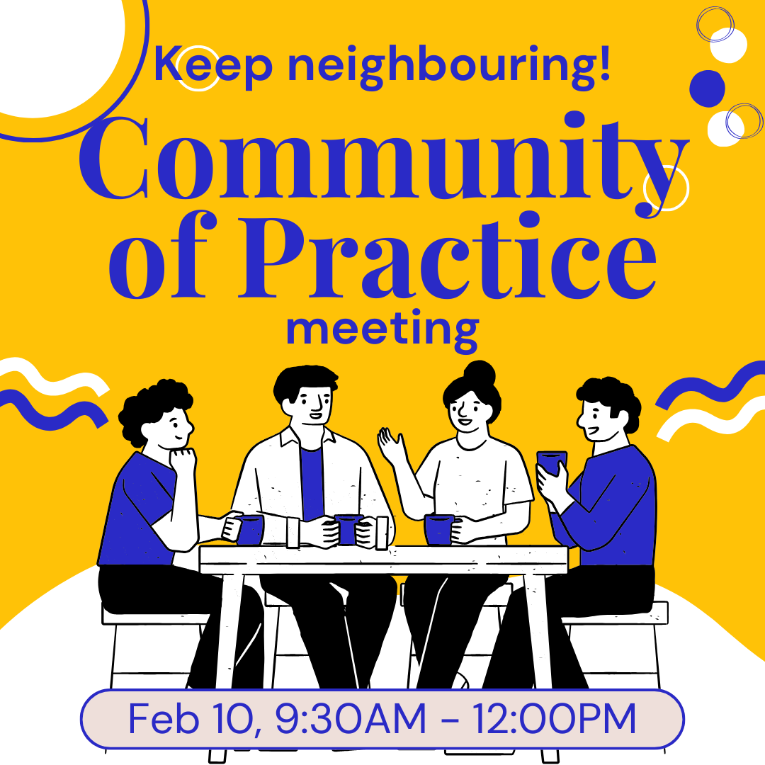 Community of Practice meeting February 10th