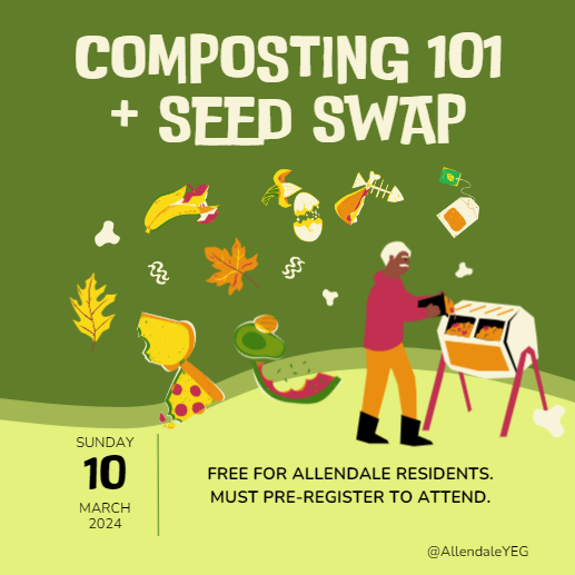 Composting 101 + Seed Swap, March 10th